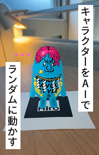 キャラクターをAIでランダムに動かす