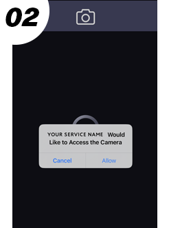 ブラウザでカメラ起動